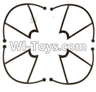 JJRC H9D H9W Parts-09 Outer protect frame(4pcs)-Black For JJRC H9 H9D H9W Quadcopter Spare parts,RC drone Parts,2.4G UFO Parts